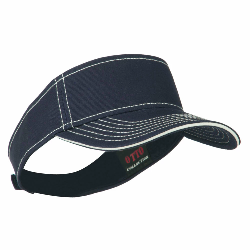 Otto Contrast Stitch Sandwich Visor - Image 14