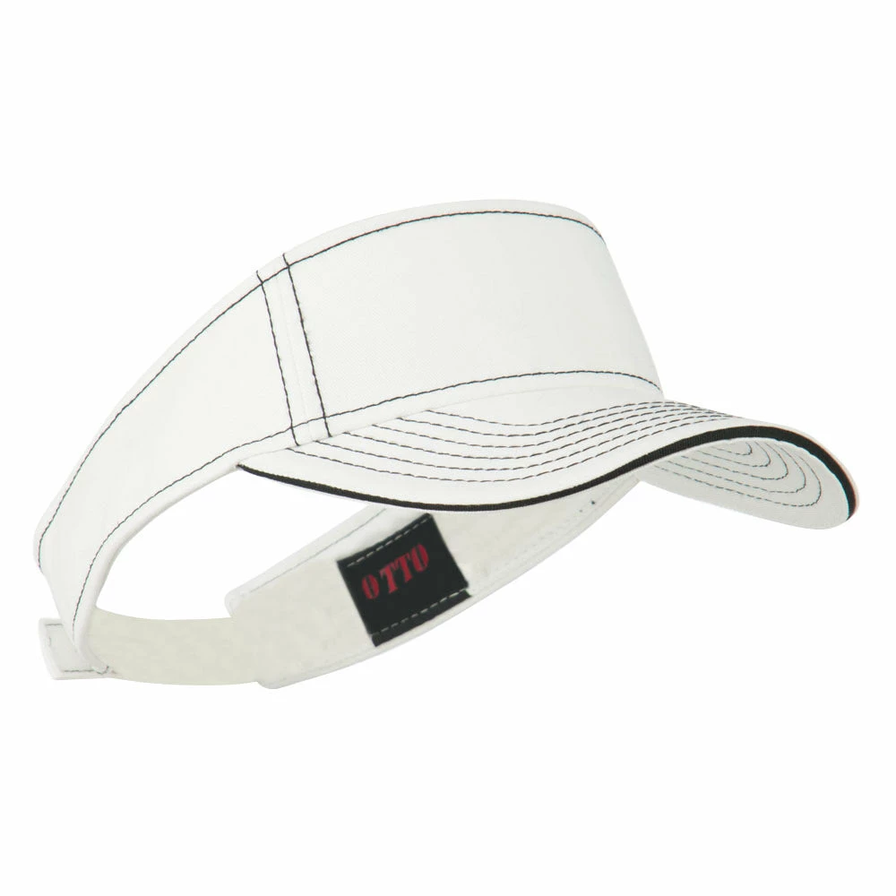 Otto Contrast Stitch Sandwich Visor - Image 19