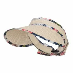 Something Special Floral Edge Roll Up Sun Visor