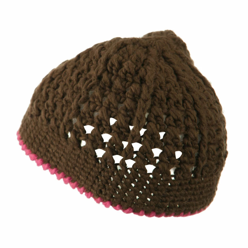 Jeanne Simmons Girl's Flower And Leaf Knit Cap - Image 8