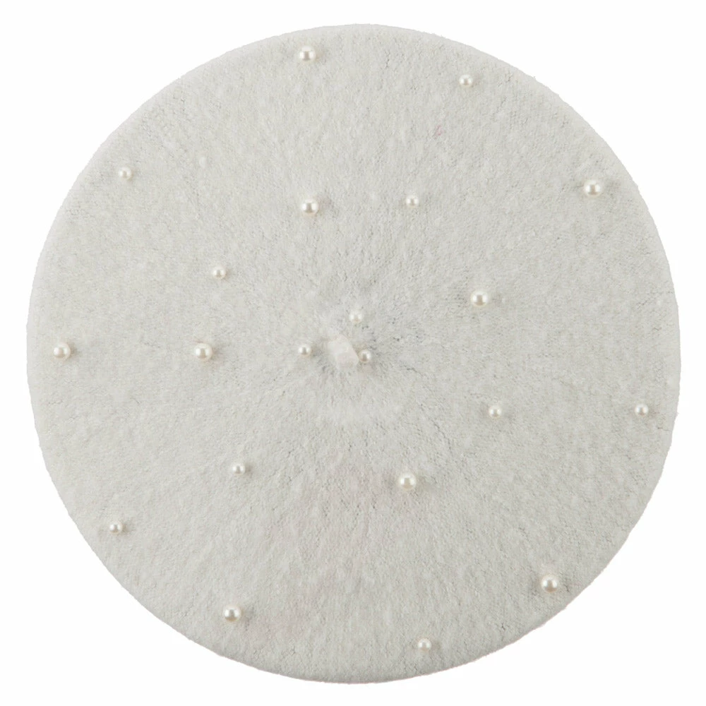 Jeanne Simmons Women's Fake Pearl Accents Beret - Image 10