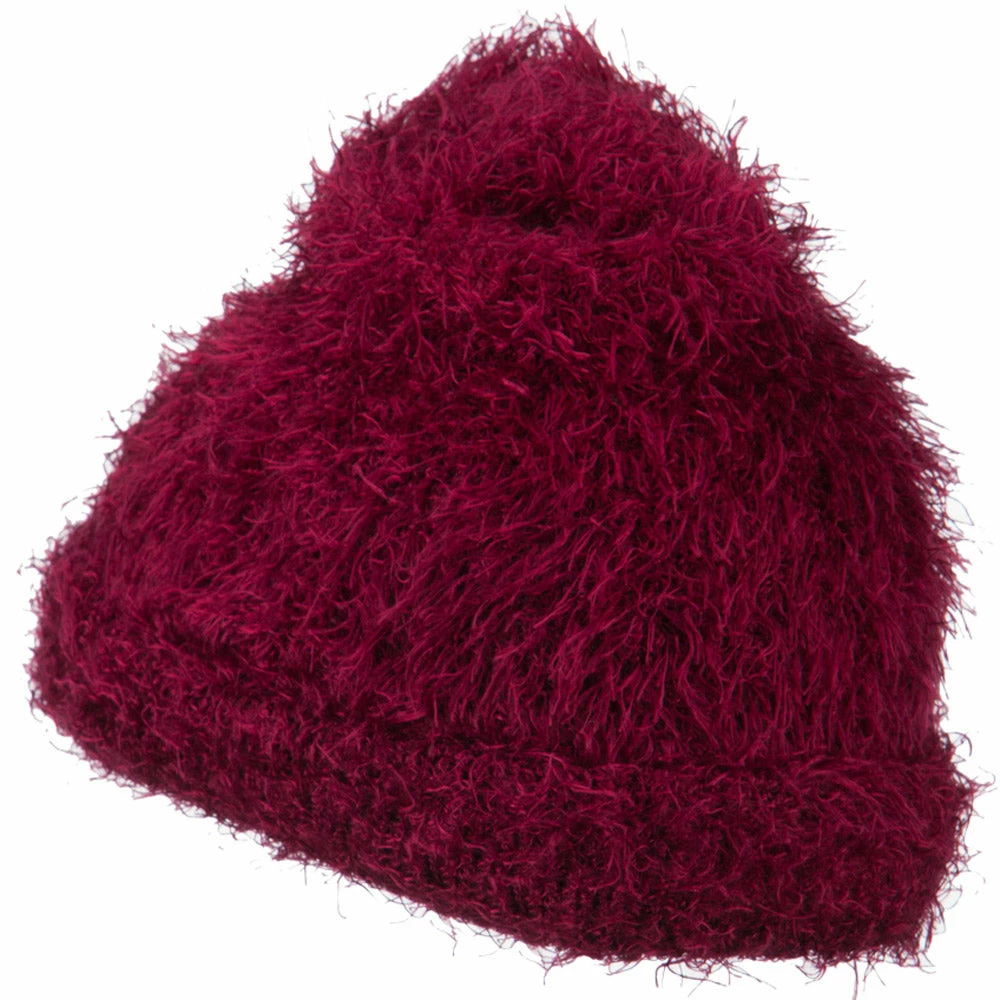Jeanne Simmons Furry Tube Shape Long Cuff Beanie - Image 2