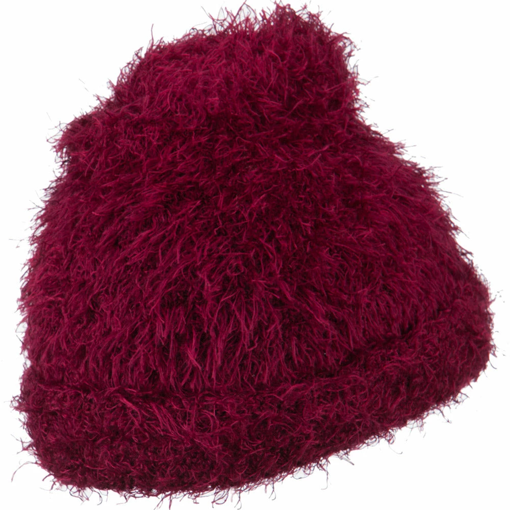 Jeanne Simmons Furry Tube Shape Long Cuff Beanie - Image 3