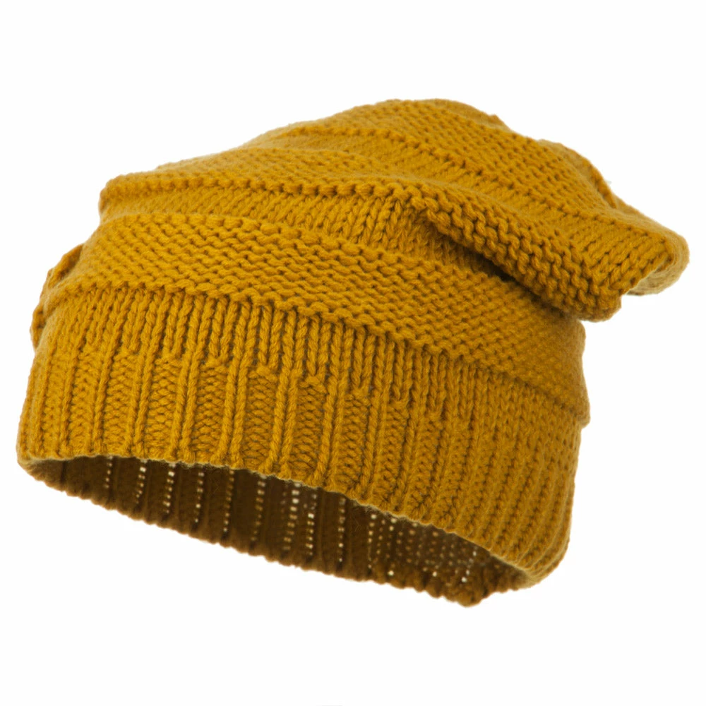 Hatiya Flower Knit Long Beanie - Image 9