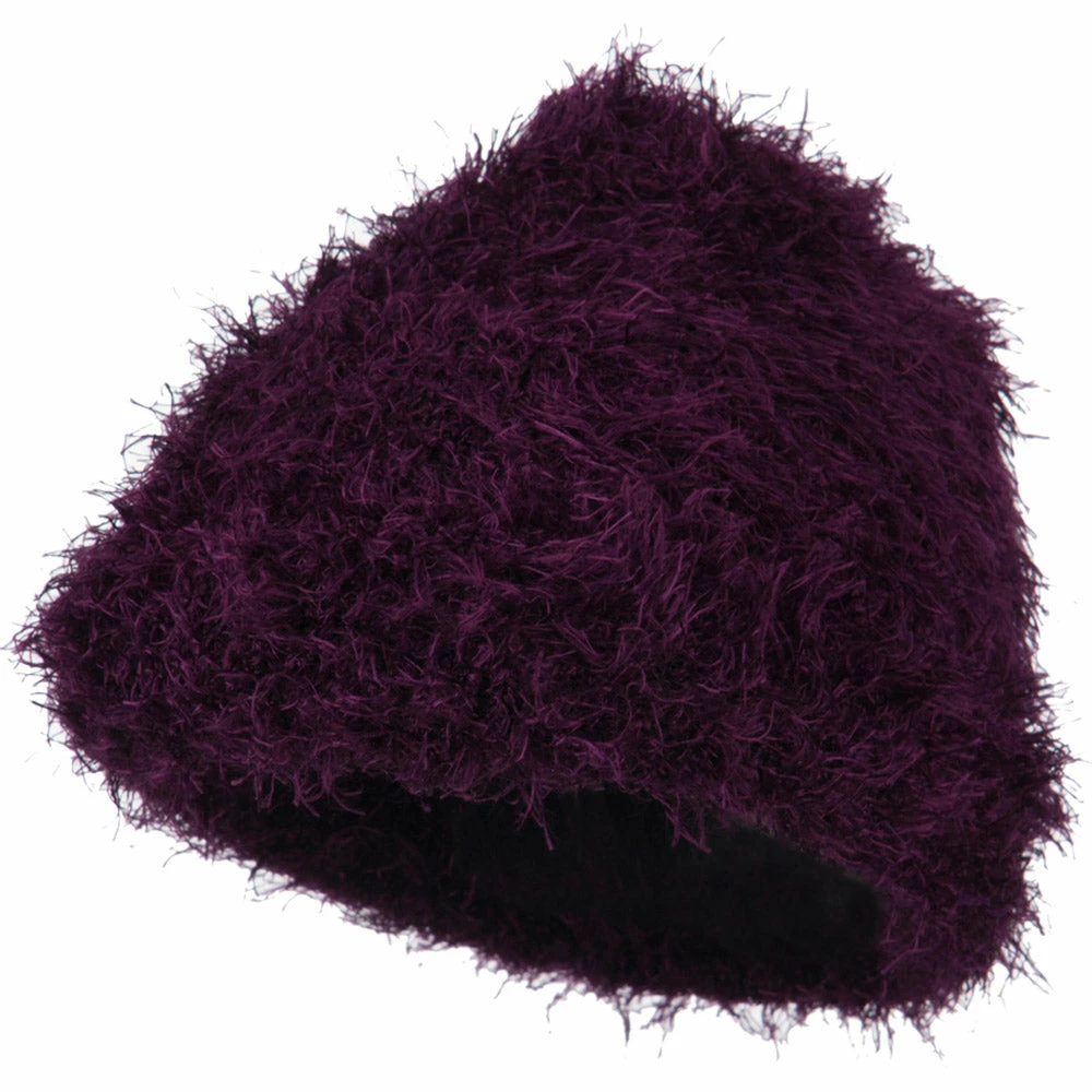 Jeanne Simmons Furry Tube Shape Long Cuff Beanie - Image 6