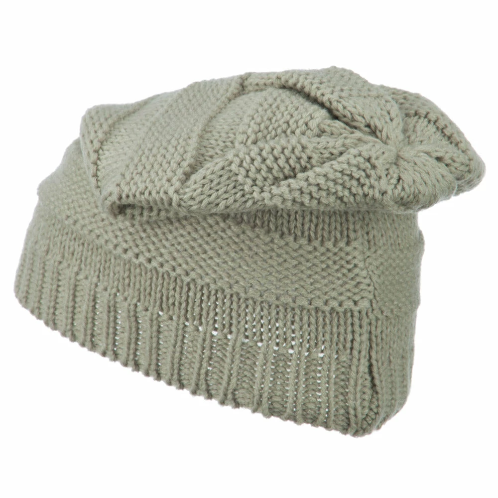 Hatiya Flower Knit Long Beanie - Image 13