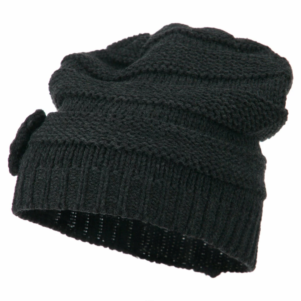 Hatiya Flower Knit Long Beanie - Image 19