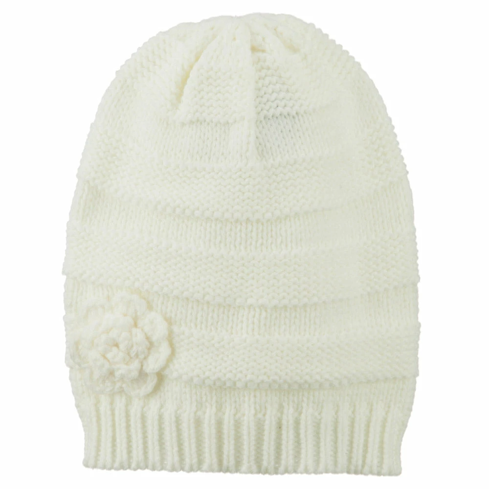 Hatiya Flower Knit Long Beanie - Image 25