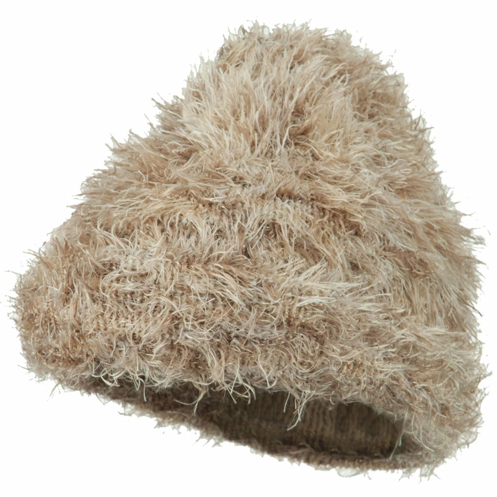 Jeanne Simmons Furry Tube Shape Long Cuff Beanie - Image 26