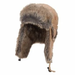 Jeanne Simmons Suede Faux Fur Winter Trooper Hat