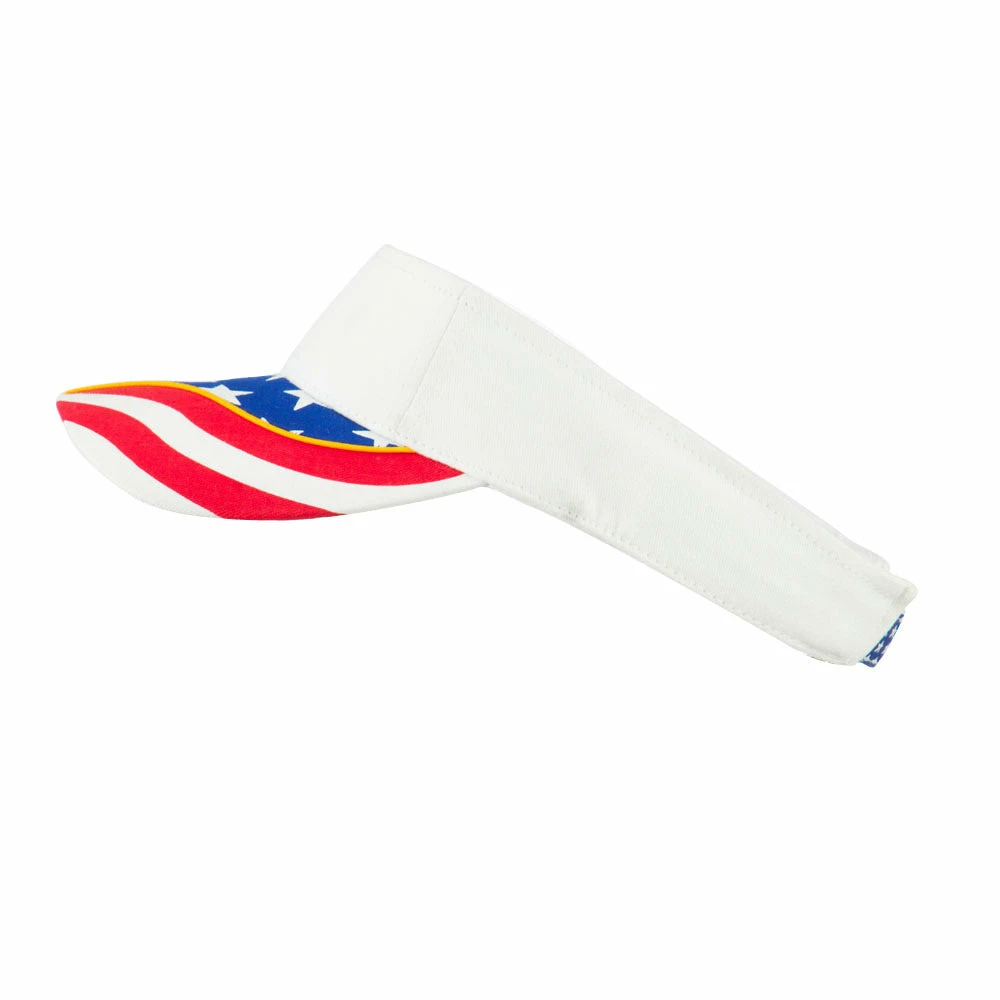 Flag Design Cotton Twill Visor - Image 5