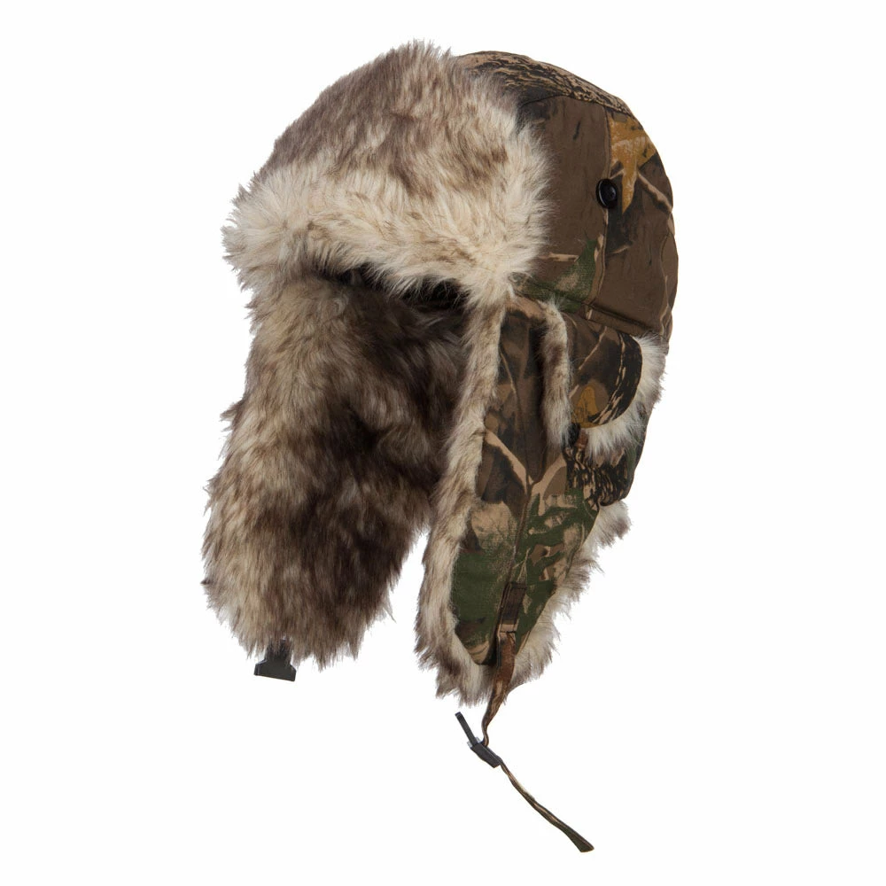 City Hunter Camouflage Fur Trooper Hat