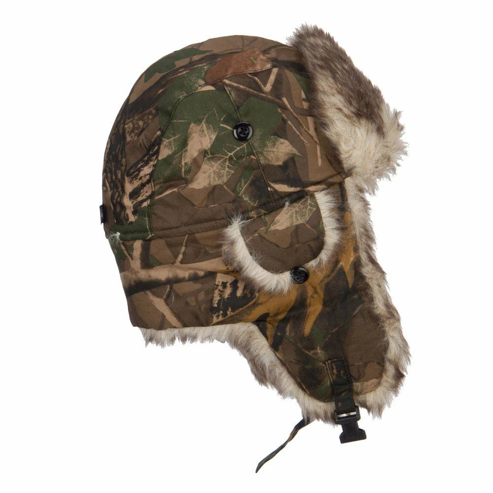 City Hunter Camouflage Fur Trooper Hat - Image 4
