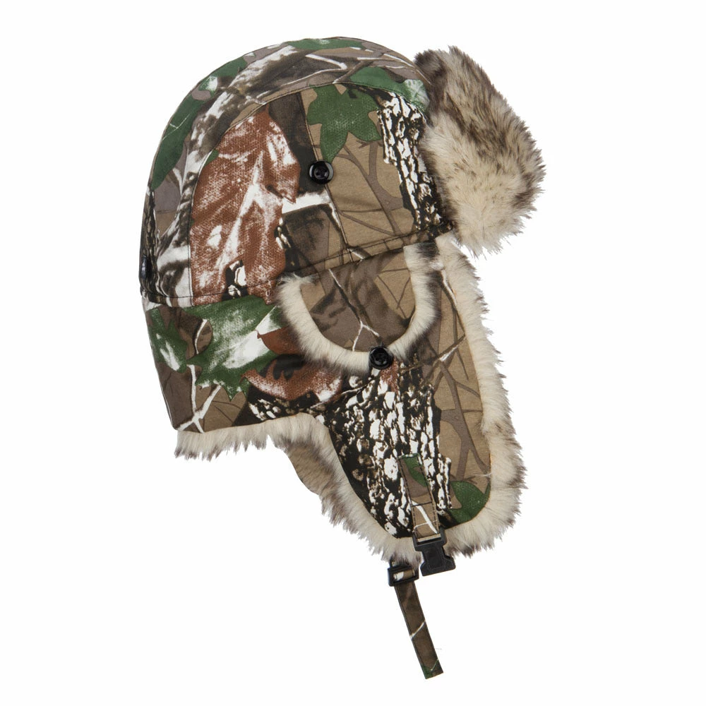 City Hunter Camouflage Fur Trooper Hat - Image 14