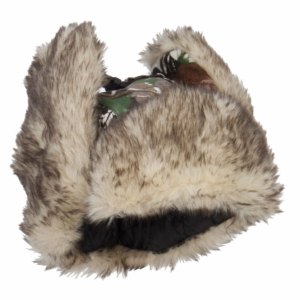 City Hunter Camouflage Fur Trooper Hat - Image 15