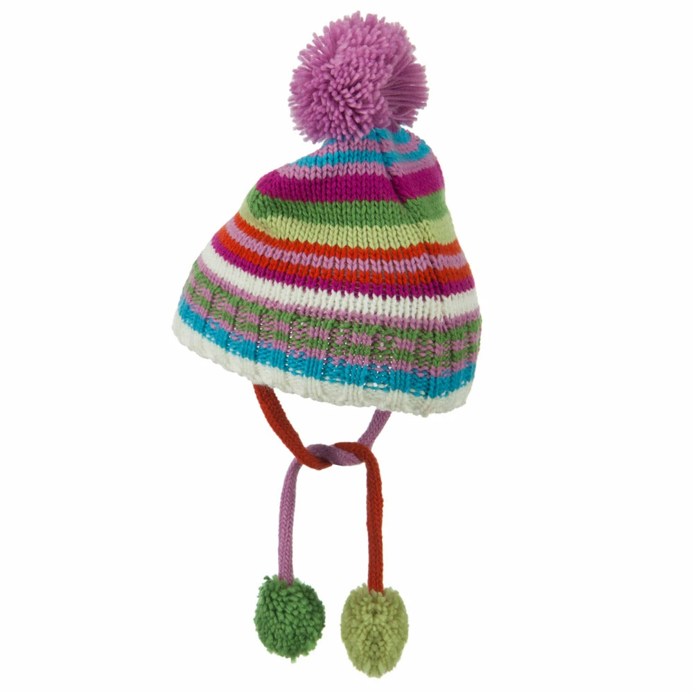 G And S Girl's Hat And Glove Set With Pom Poms - Image 10