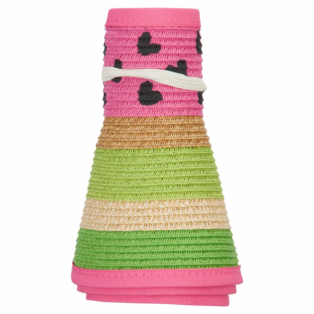 Jeanne Simmons Girl's Paper Braid Rolled 3.5 Inch Brim Visor - Image 10