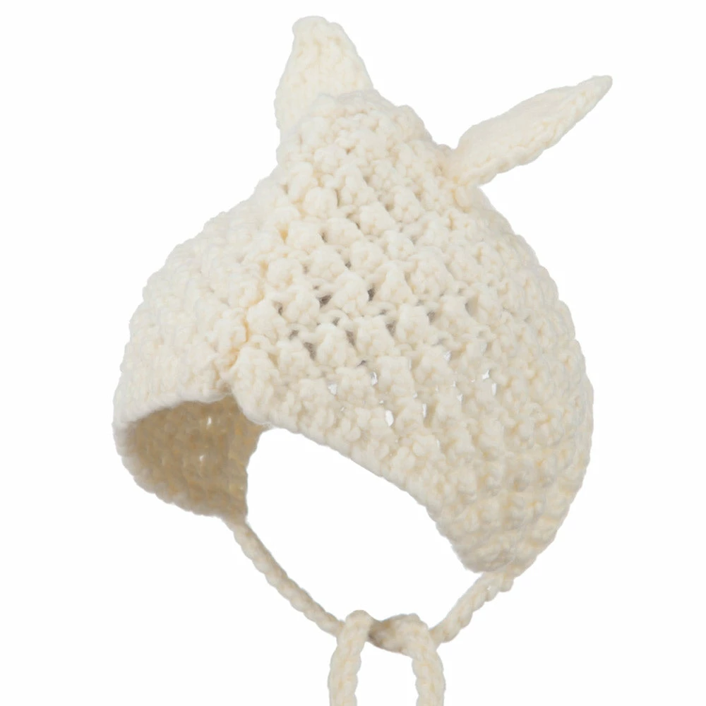Jeanne Simmons Girl's Chin Strap Ear Accent Beanie - Image 3