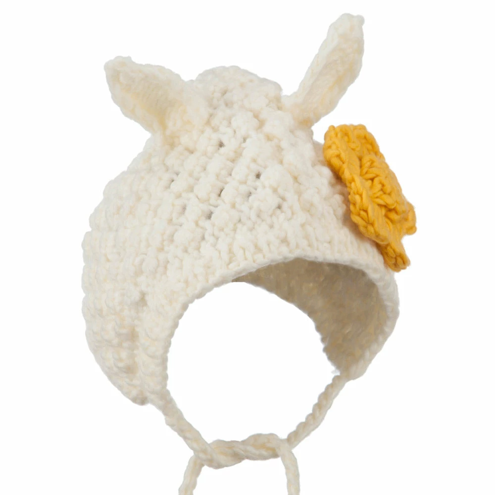 Jeanne Simmons Girl's Chin Strap Ear Accent Beanie - Image 4
