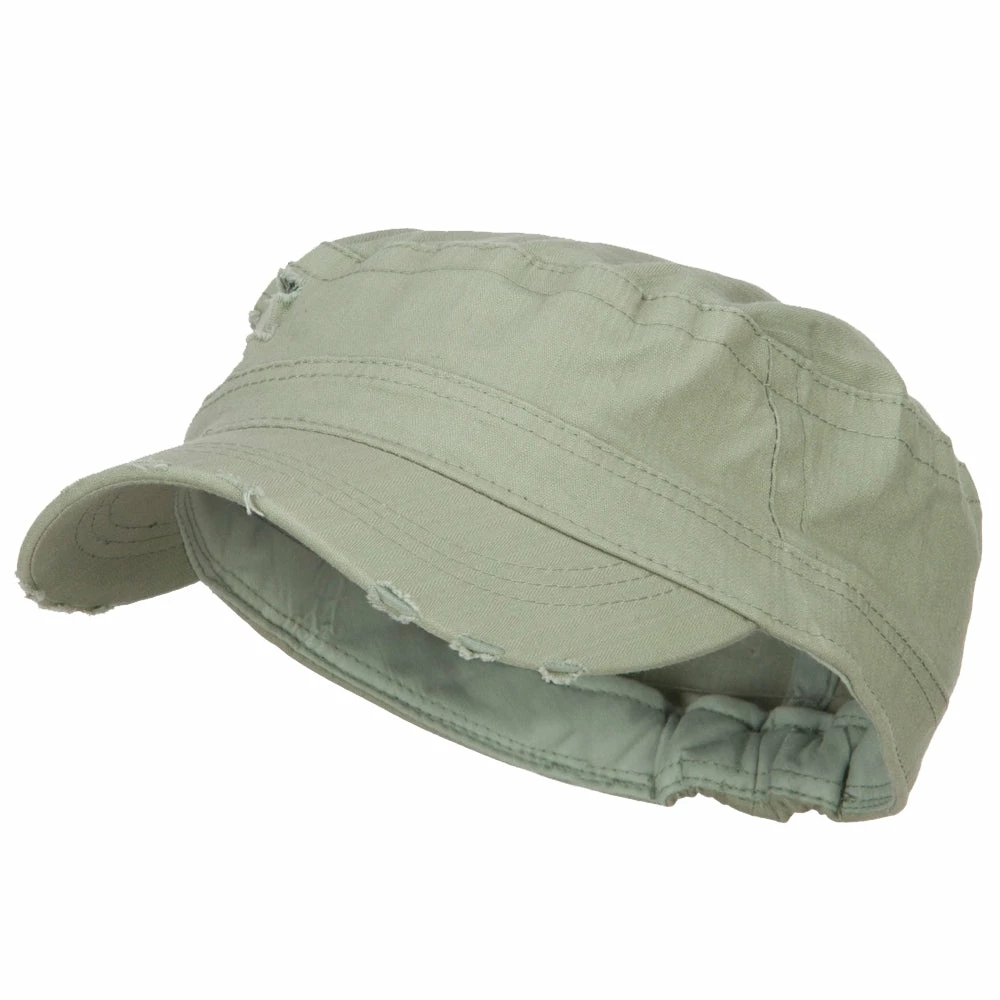 Hatiya Cotton Herringbone Army Cap - Image 6