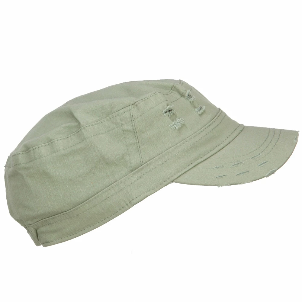 Hatiya Cotton Herringbone Army Cap - Image 10