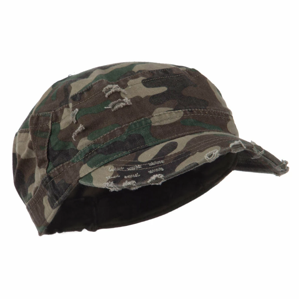 Hatiya Cotton Herringbone Army Cap - Image 29