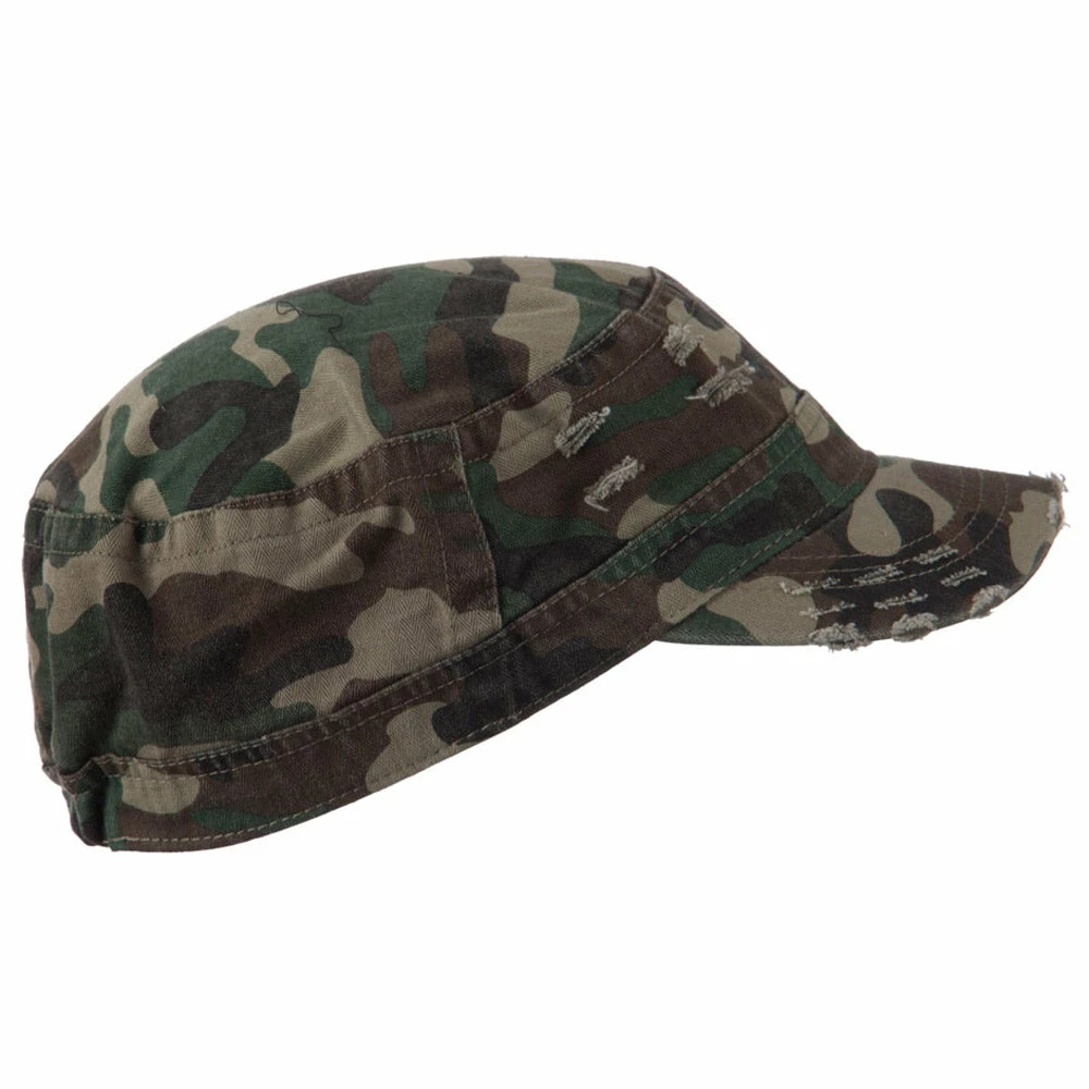 Hatiya Cotton Herringbone Army Cap - Image 30