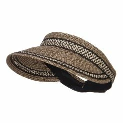Jeanne Simmons UPF 50+ Herringbone Braid Rollable Visor