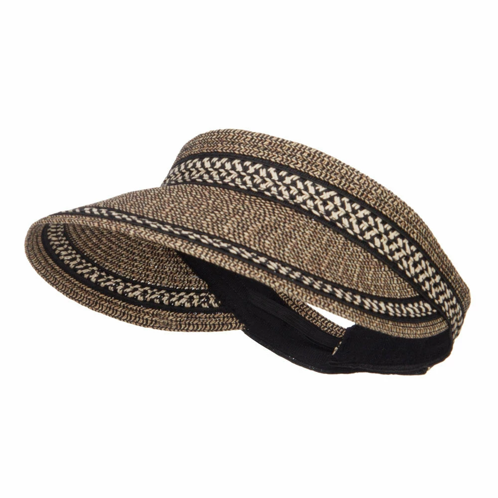 Jeanne Simmons UPF 50+ Herringbone Braid Rollable Visor