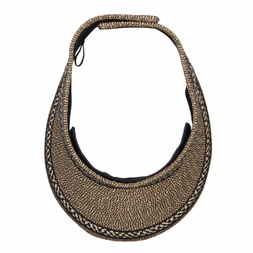 Jeanne Simmons UPF 50+ Herringbone Braid Rollable Visor - Image 5