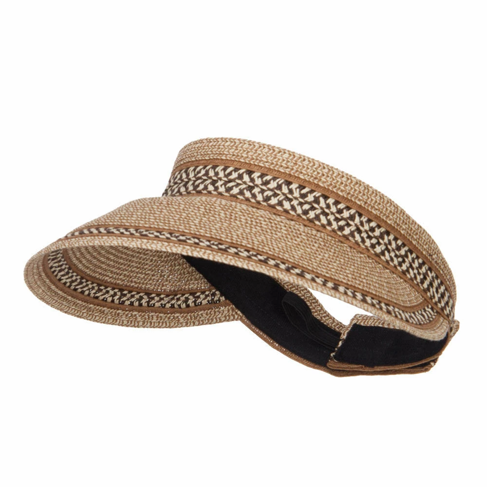 Jeanne Simmons UPF 50+ Herringbone Braid Rollable Visor - Image 6