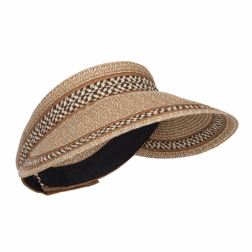 Jeanne Simmons UPF 50+ Herringbone Braid Rollable Visor - Image 9