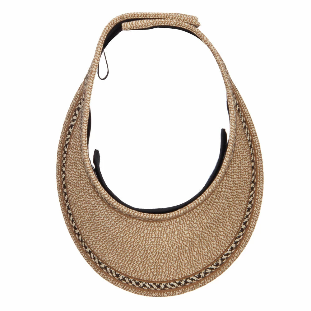 Jeanne Simmons UPF 50+ Herringbone Braid Rollable Visor - Image 10