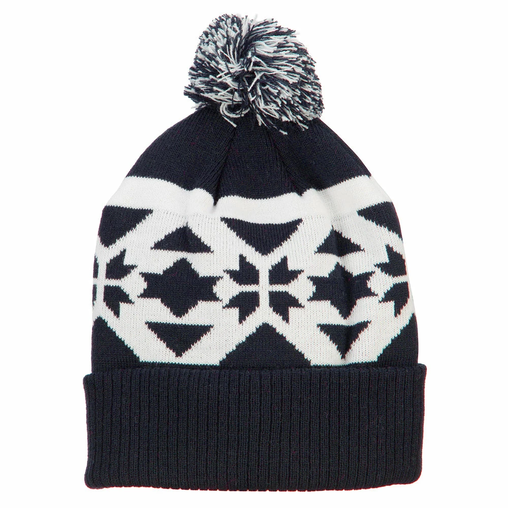 MG Jacquard Knit Pom Beanie - Image 15