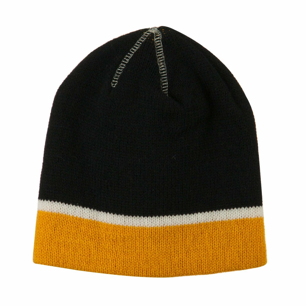 Outdoor Jacquard Striped Knit Beanie - Image 5