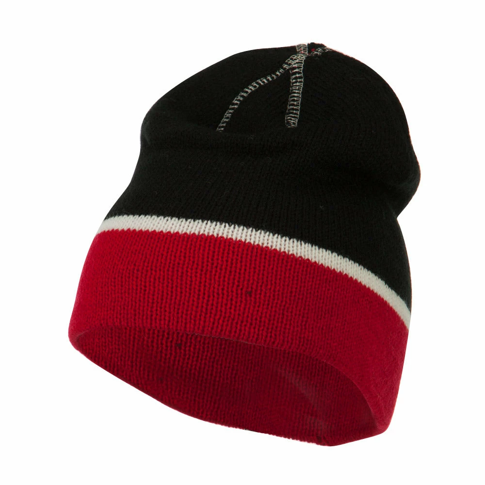 Outdoor Jacquard Striped Knit Beanie - Image 31