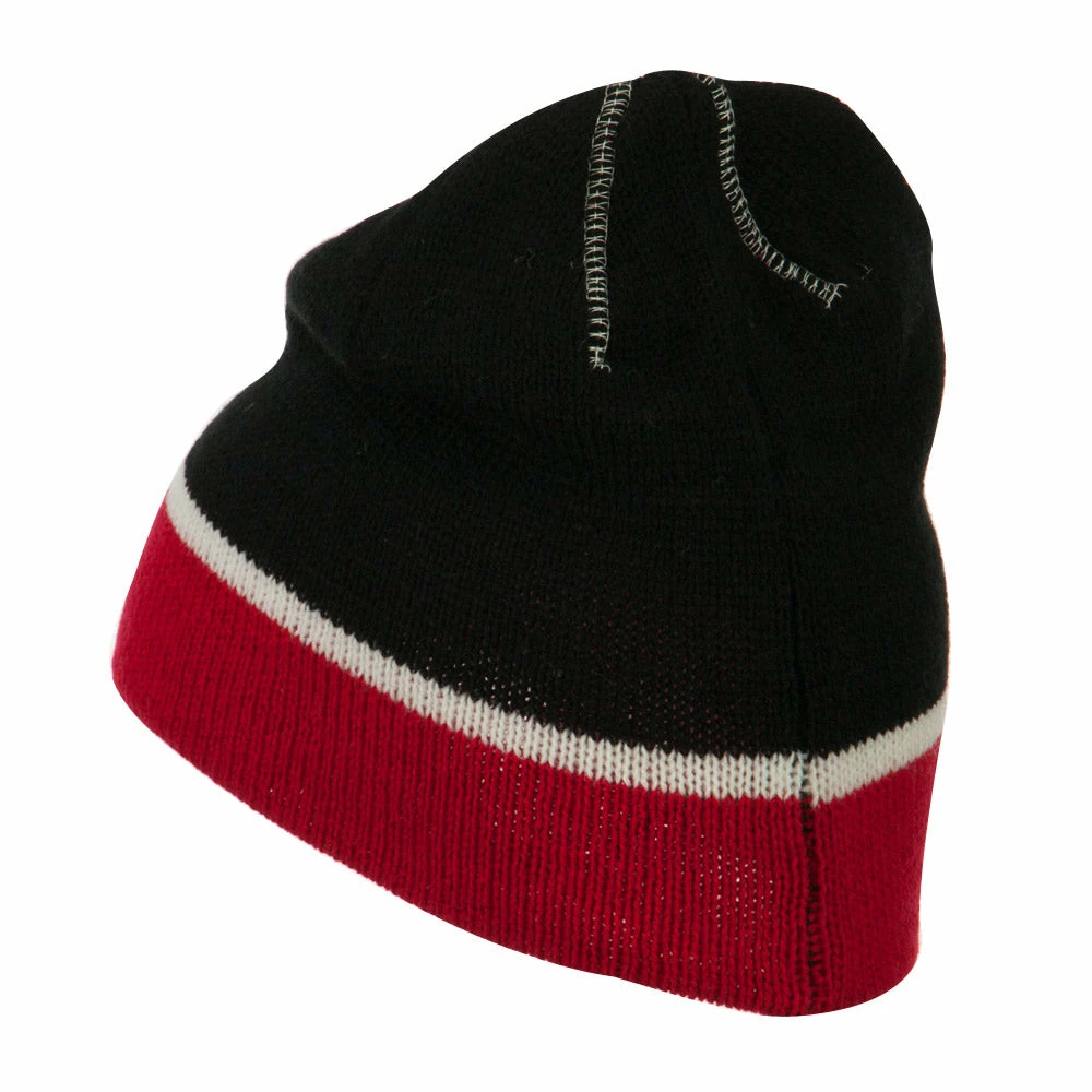 Outdoor Jacquard Striped Knit Beanie - Image 32