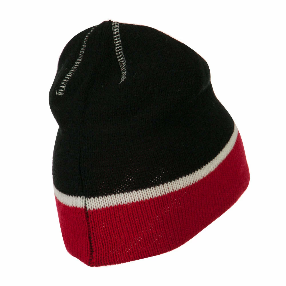 Outdoor Jacquard Striped Knit Beanie - Image 33
