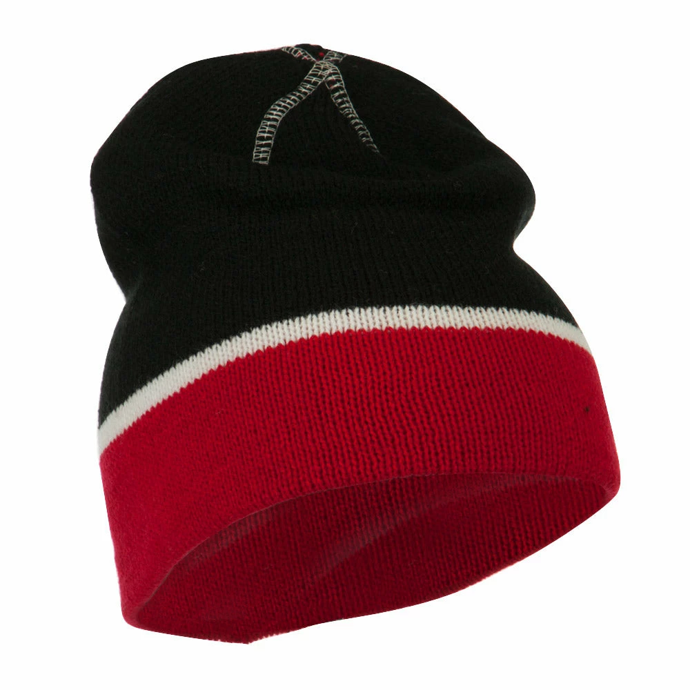 Outdoor Jacquard Striped Knit Beanie - Image 34