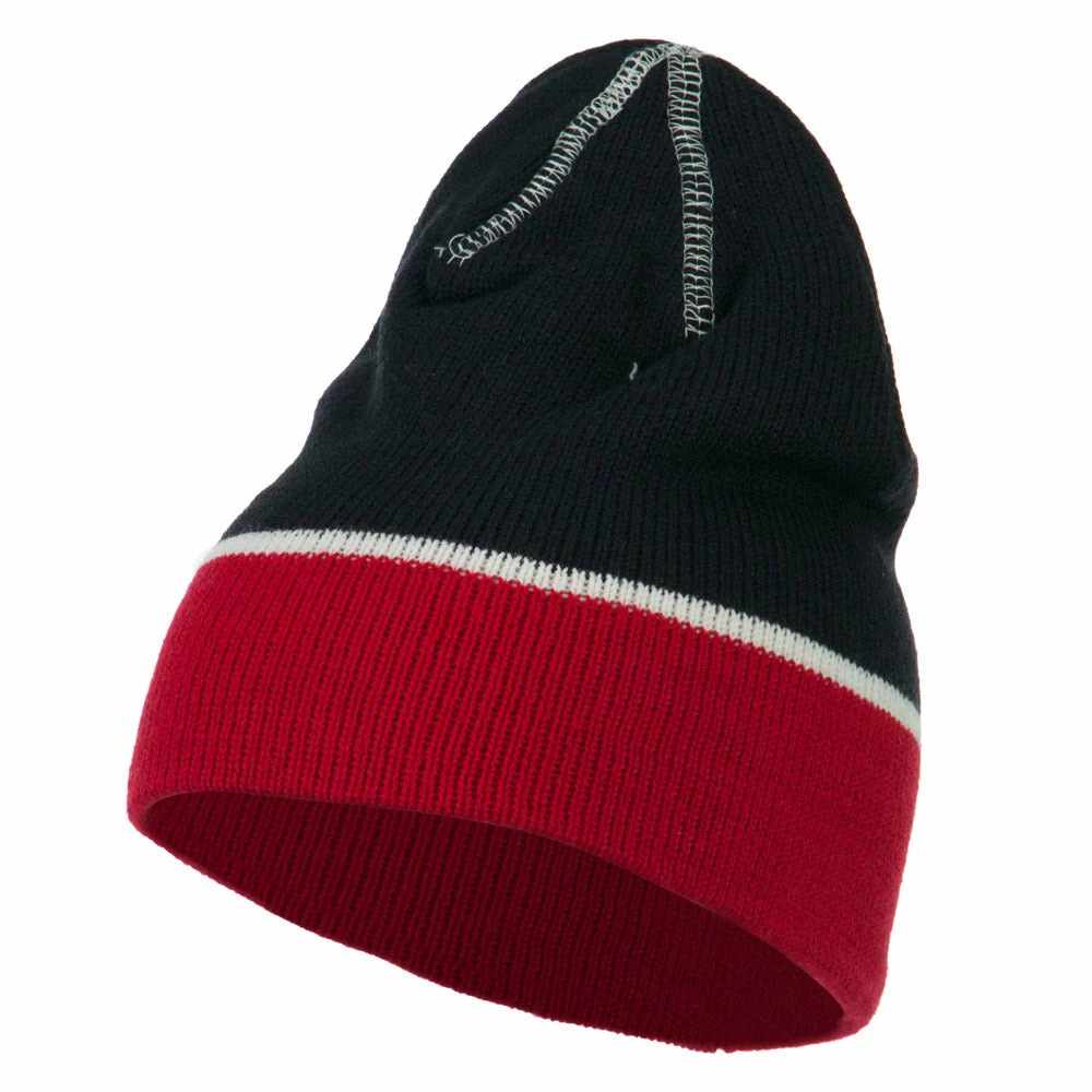 Outdoor Jacquard Striped Knit Beanie - Image 16