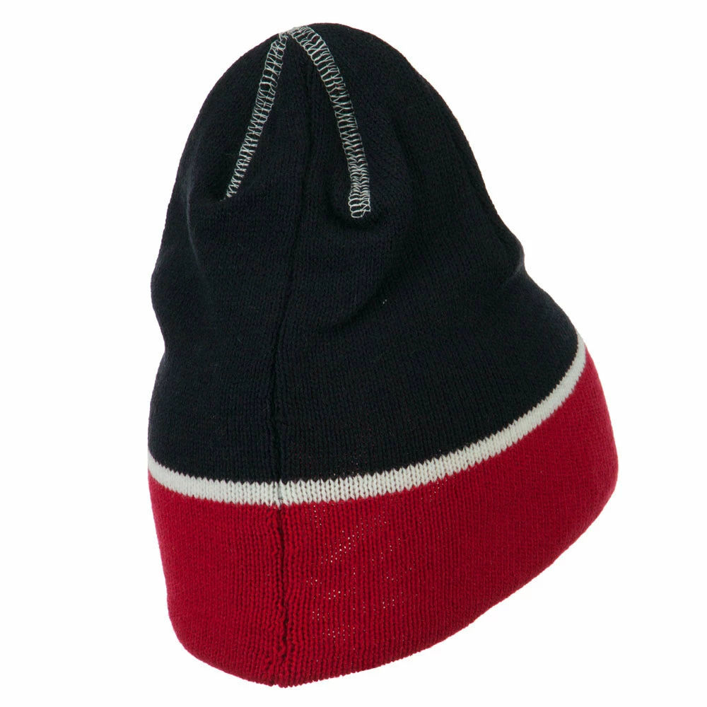 Outdoor Jacquard Striped Knit Beanie - Image 18