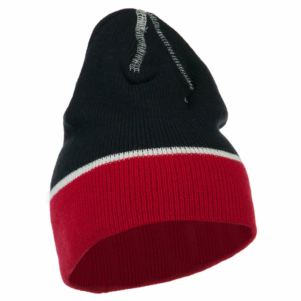 Outdoor Jacquard Striped Knit Beanie - Image 19