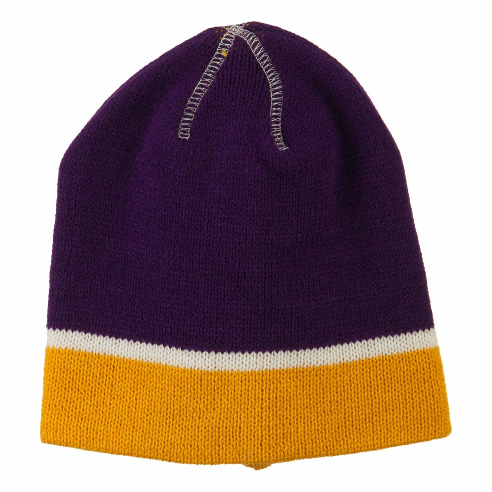 Outdoor Jacquard Striped Knit Beanie - Image 45