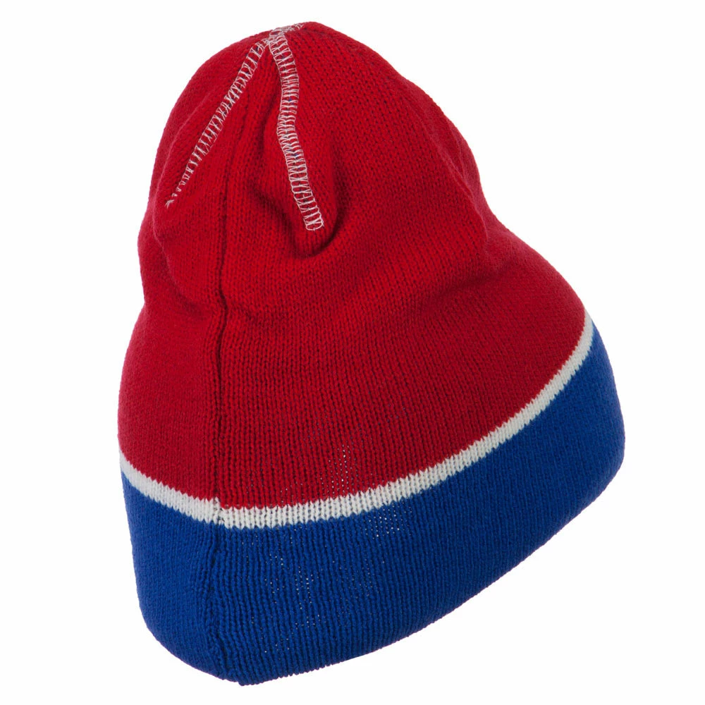 Outdoor Jacquard Striped Knit Beanie - Image 28