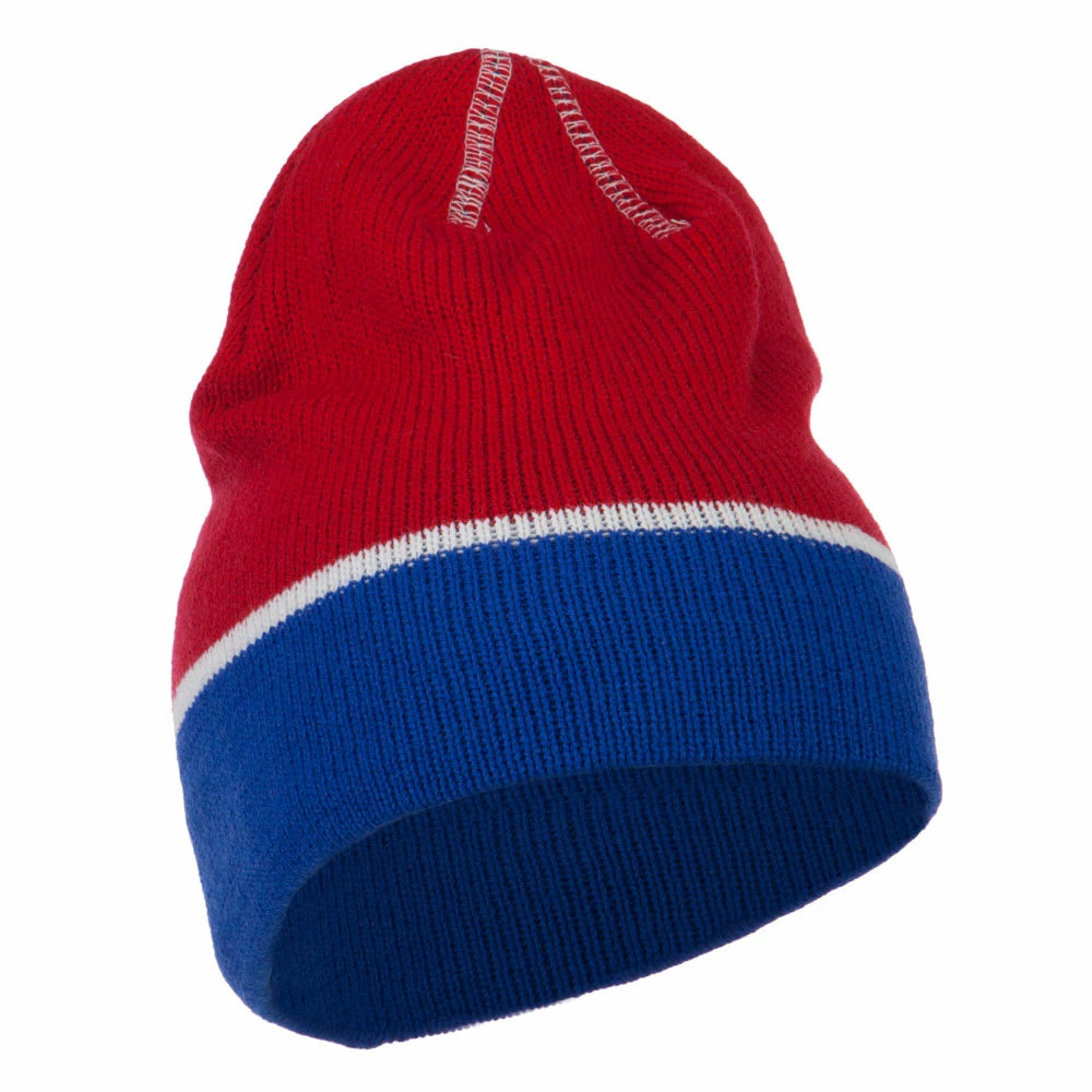 Outdoor Jacquard Striped Knit Beanie - Image 29