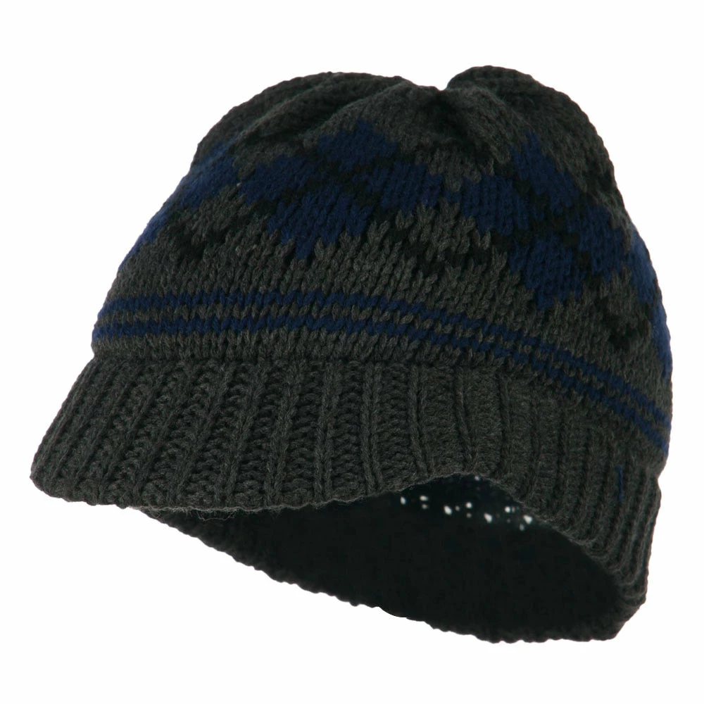 Broner Kid's Knit Peruvian Visored Beanie - Image 6