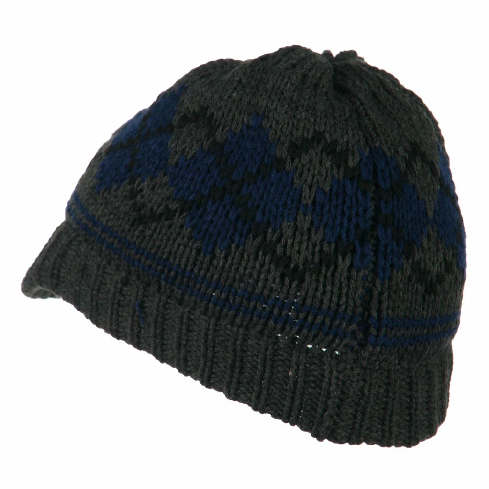 Broner Kid's Knit Peruvian Visored Beanie - Image 7
