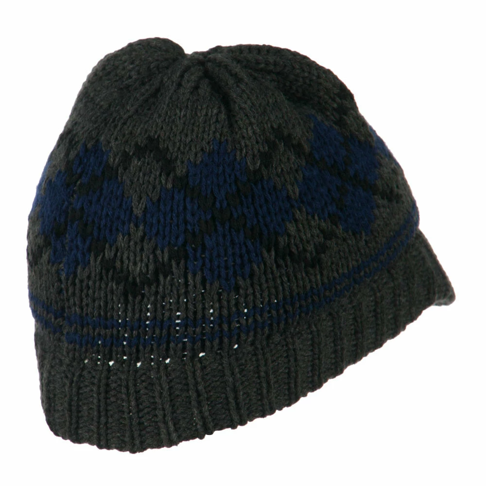 Broner Kid's Knit Peruvian Visored Beanie - Image 8