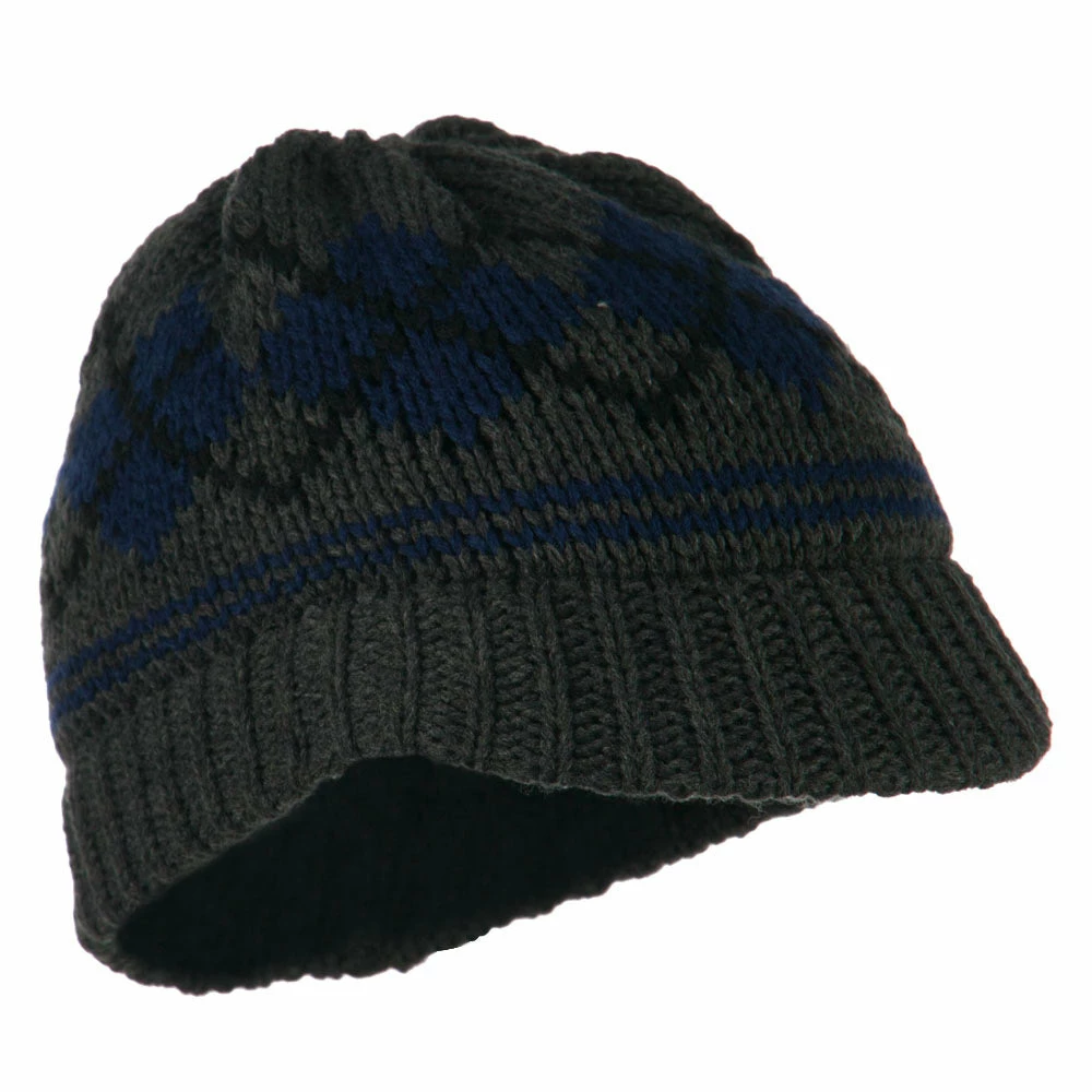 Broner Kid's Knit Peruvian Visored Beanie - Image 9