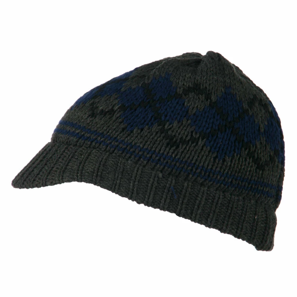 Broner Kid's Knit Peruvian Visored Beanie - Image 10